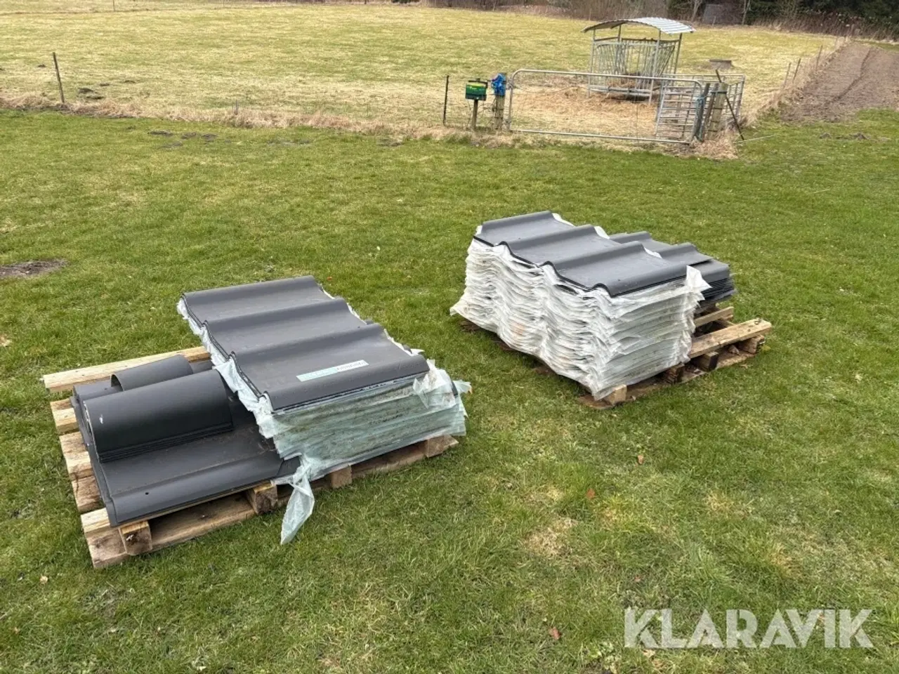 Billede 9 - Fibercement tagplader Toscana 75 nye + 6 ryg + 29 delte