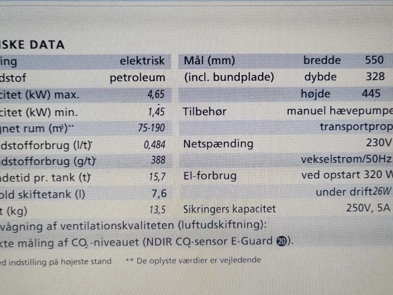 Billede 4 - Zibro SRE346 Kamin laserovn petroleum