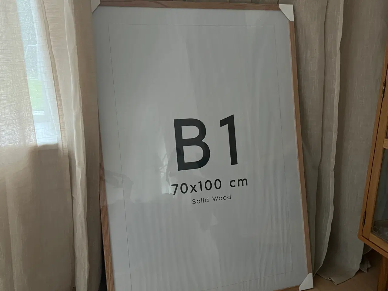 Billede 1 - Egetræsramme “Natur” 70x100cm