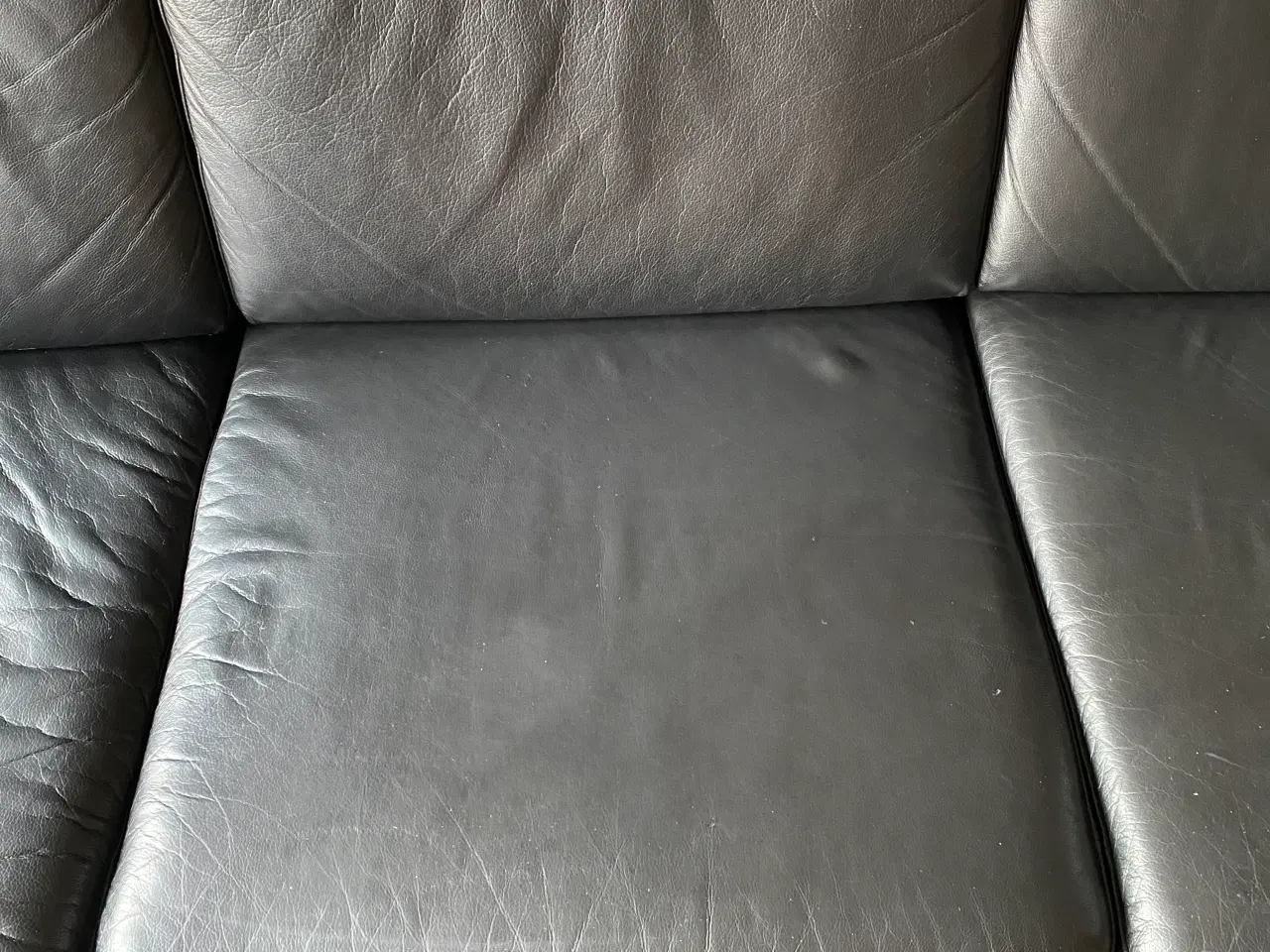 Billede 9 - Lædersofa med chaiselong