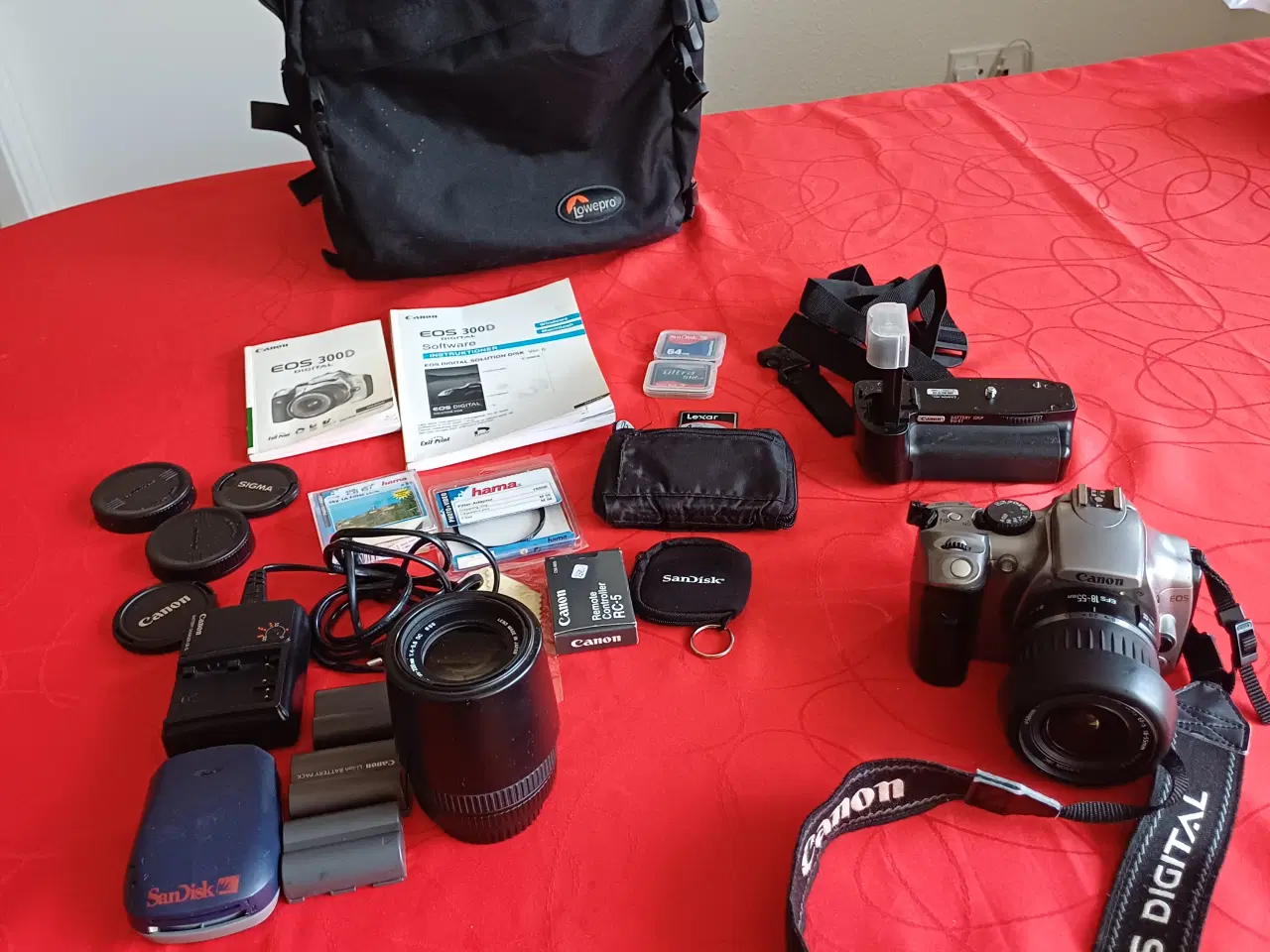 Billede 2 - Kamera med tilbehør 