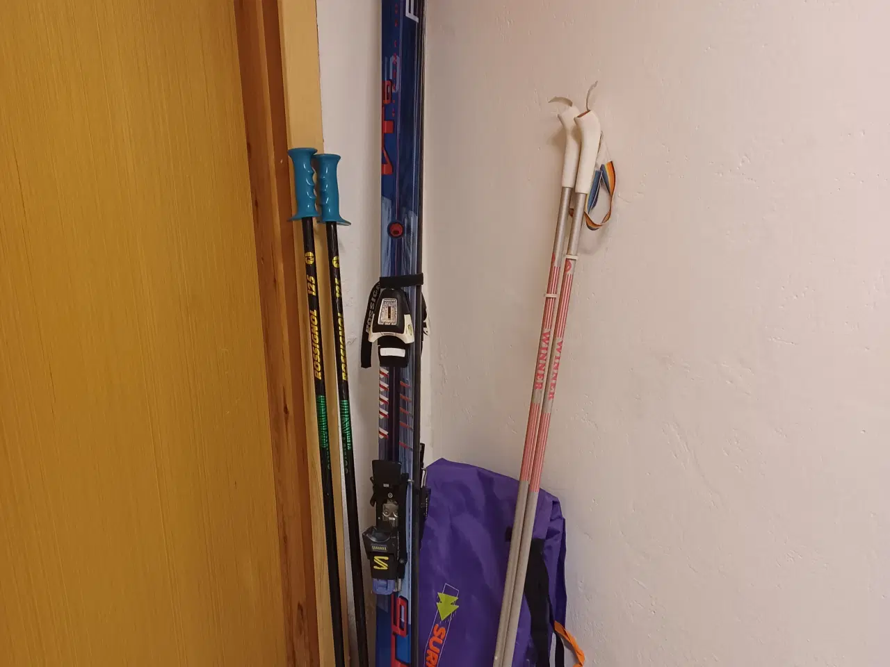 Billede 1 - Alpinski Fischer VT6 190 cm med stave + taske