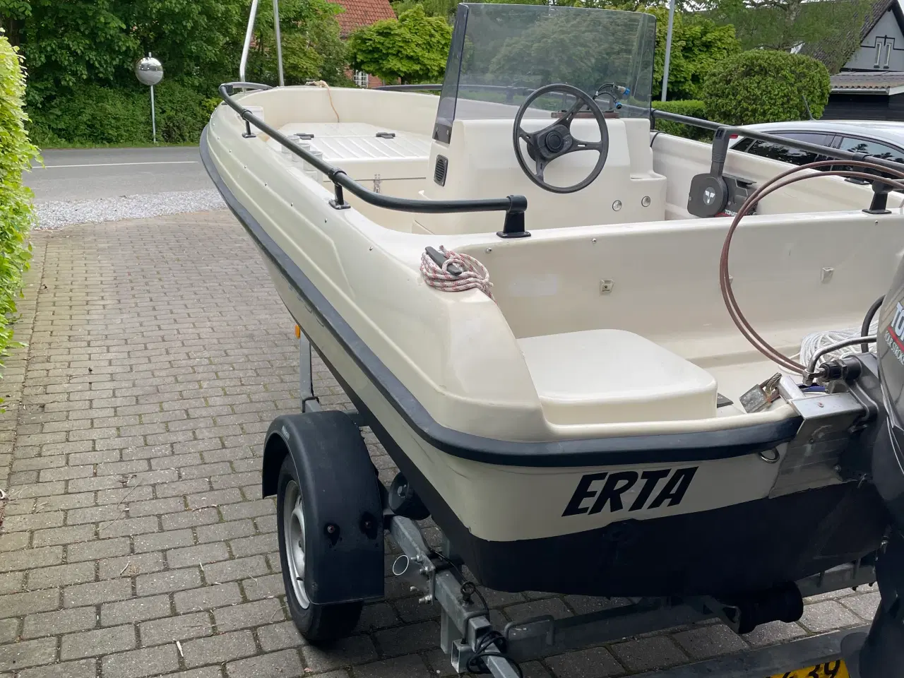 Billede 7 - TERHI 4100 styrepultbåd med 500 kg Neptun trailer 