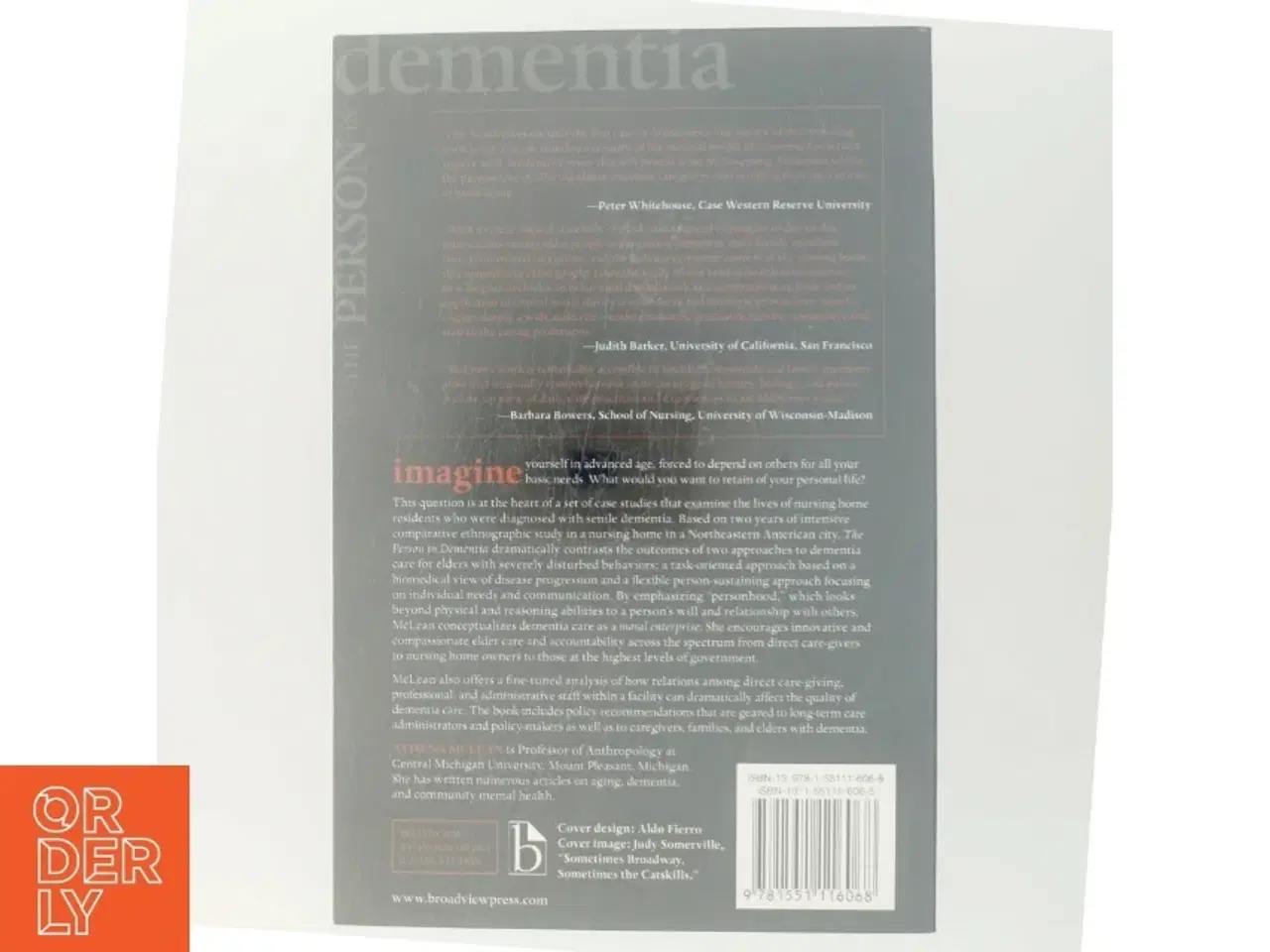 Billede 3 - The person in dementia : a study of nursing home care in the US af Athena McLean (Bog)