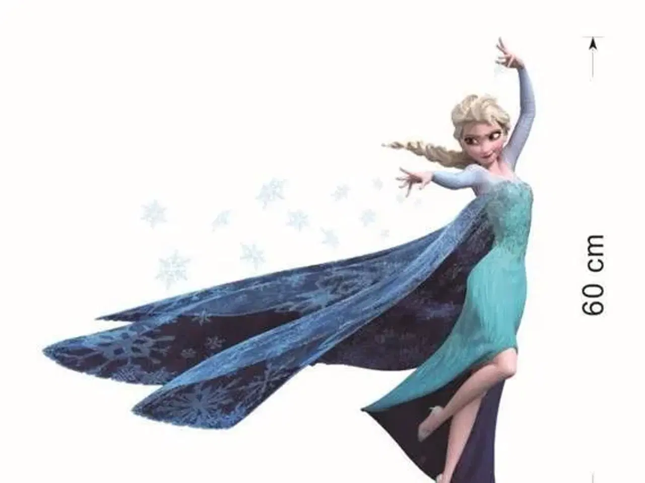 Billede 4 - Frost wallstickers med Elsa fra Frost wallsticker