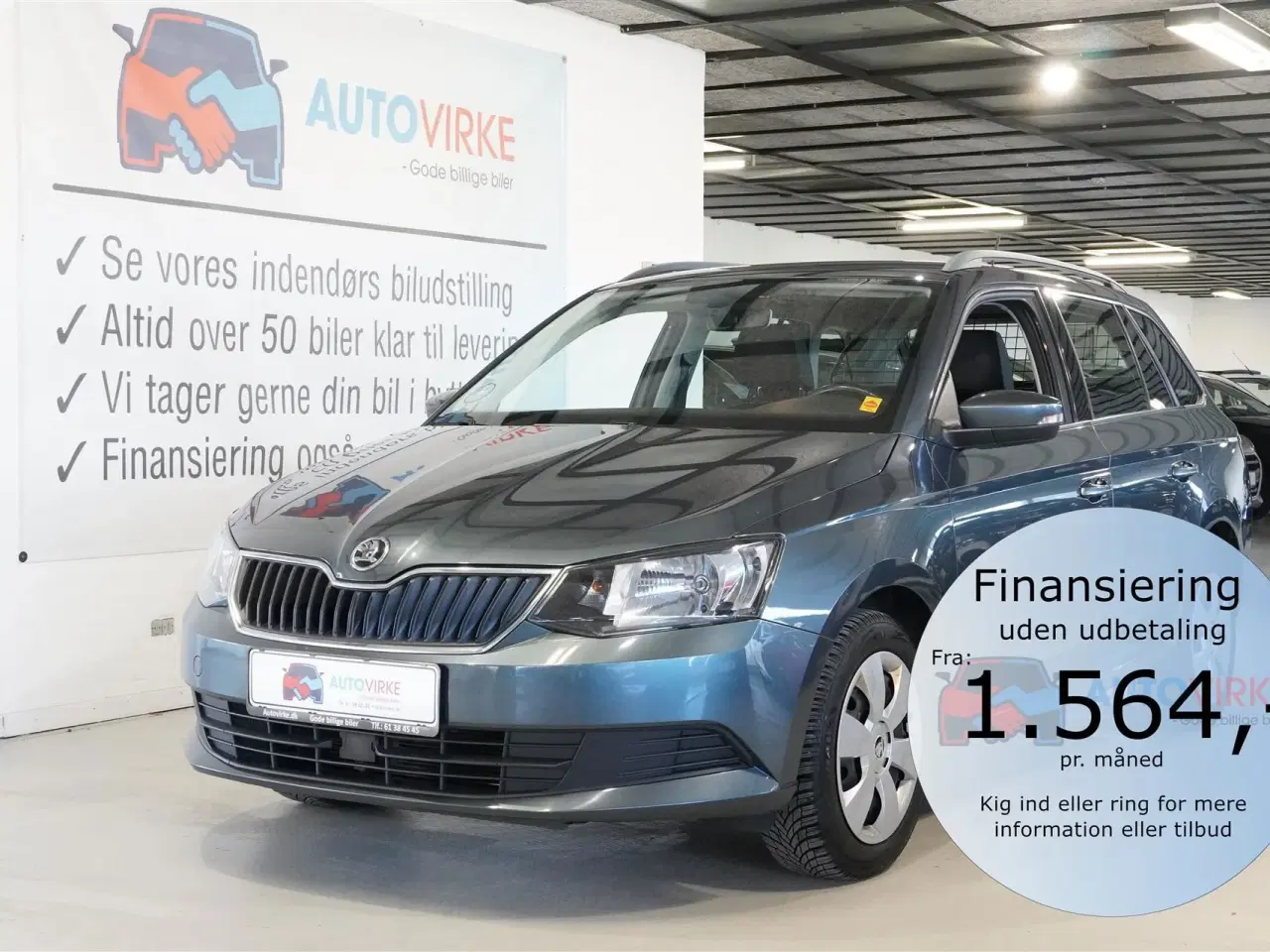 Billede 1 - Skoda Fabia Combi 1,0 MPI Ambition 75HK Stc