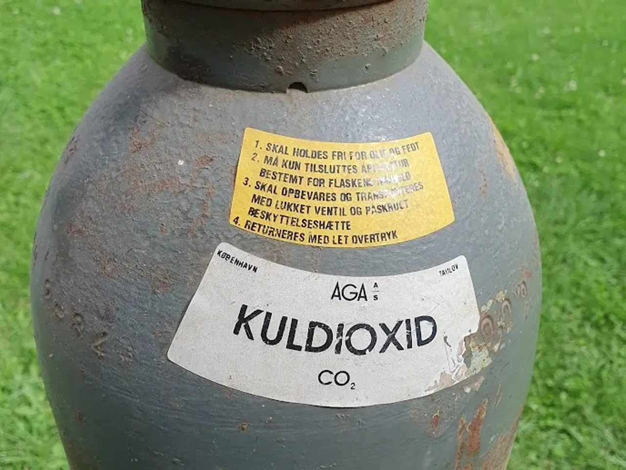 Billede 3 - Kuldioxid flaske - stor