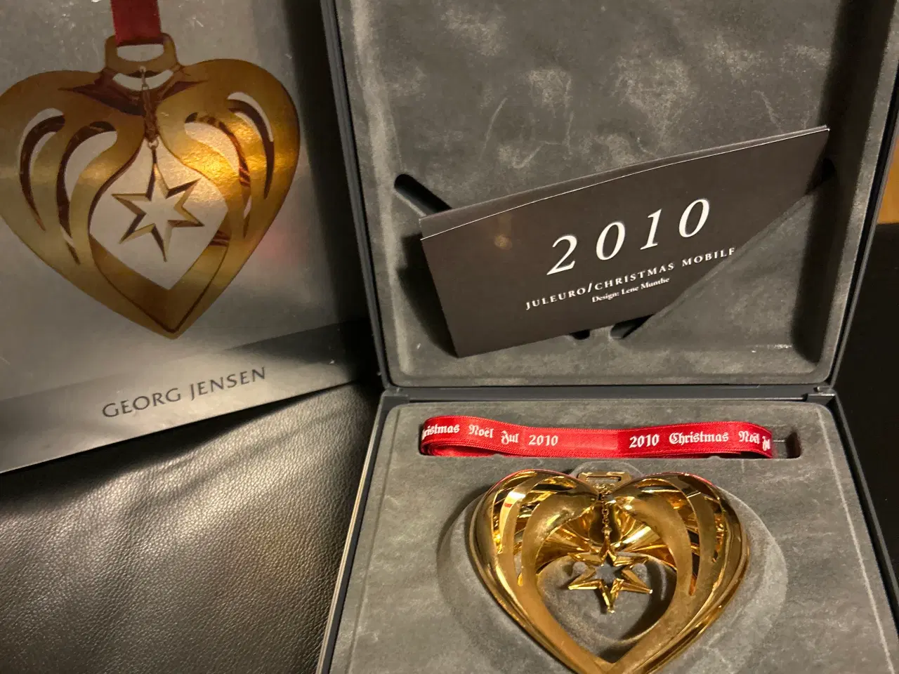Billede 3 - George Jensen uro 2010 hjerte med papomslag 