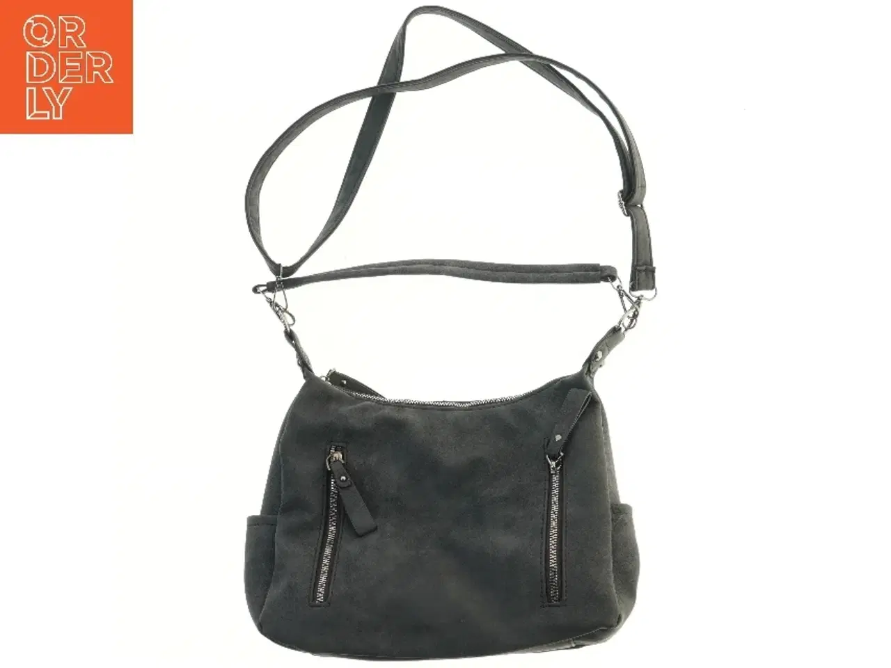 Billede 1 - Skuldertaske med lynlåse (str. 24x35 cm)