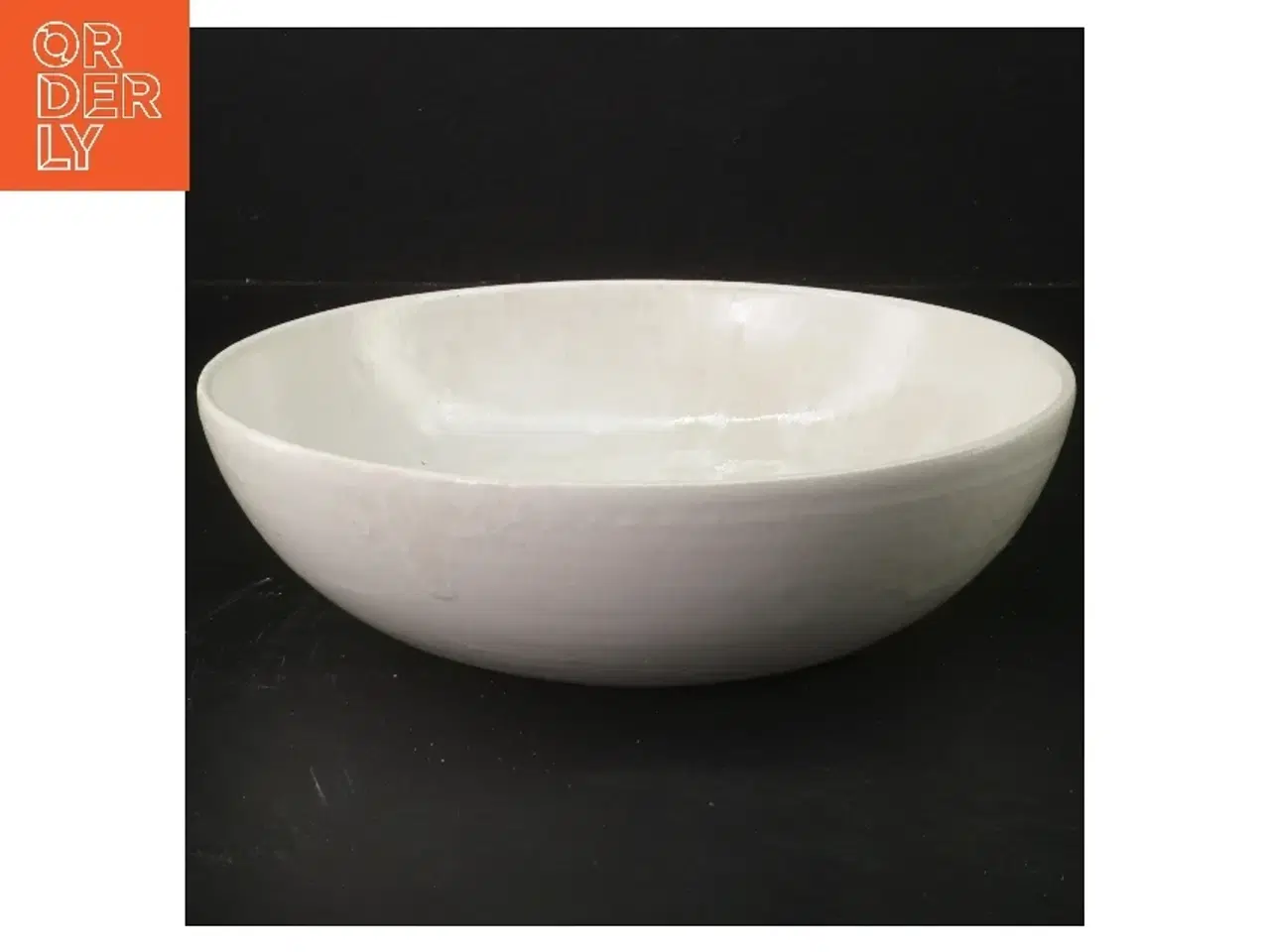 Billede 1 - Hvid keramikskål (str. Ø 20,5 cm)