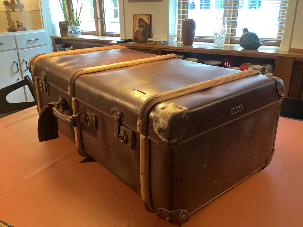 Billede 4 - Vintage kuffert , vulkanfiber, Dansk arbejde