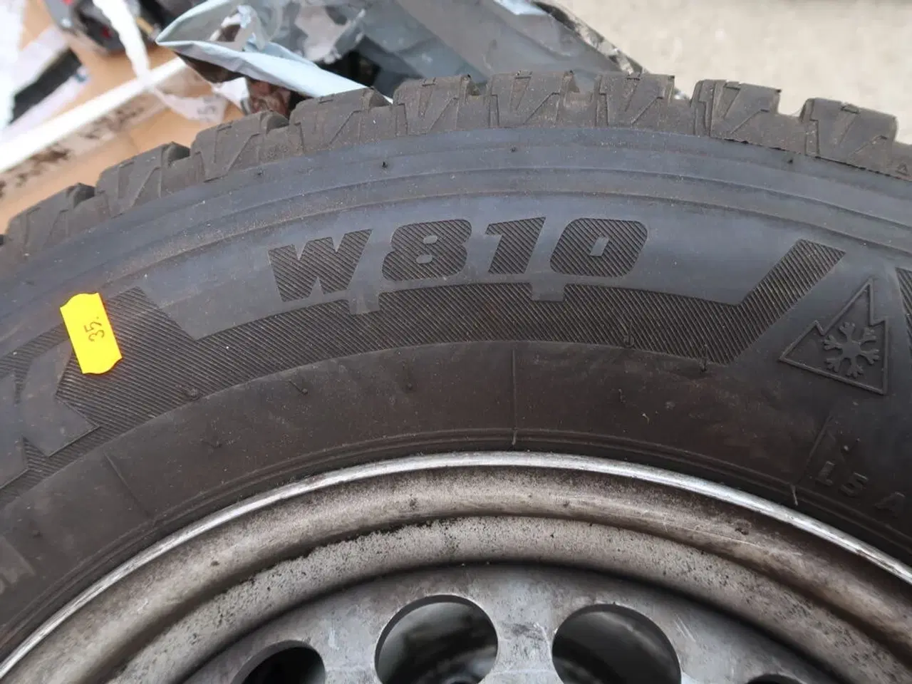 Billede 8 - Stålfælge med vinterdæk BRIDGESTONE 235/65R16 C til Mercedes Sprinter