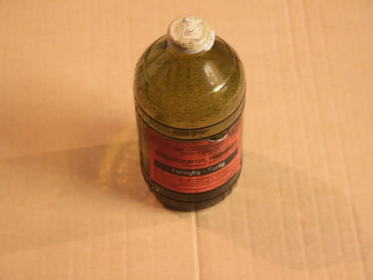 Billede 1 - Gammel glasflaske - salmiakspiritus