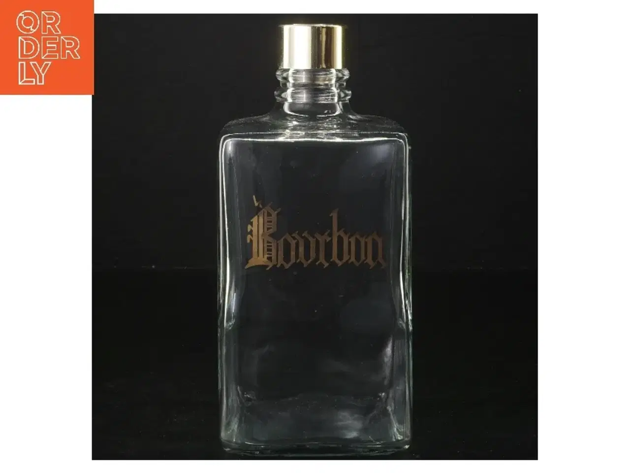 Billede 1 - Bourbon flaske med guldlåg (str. 20 cm)