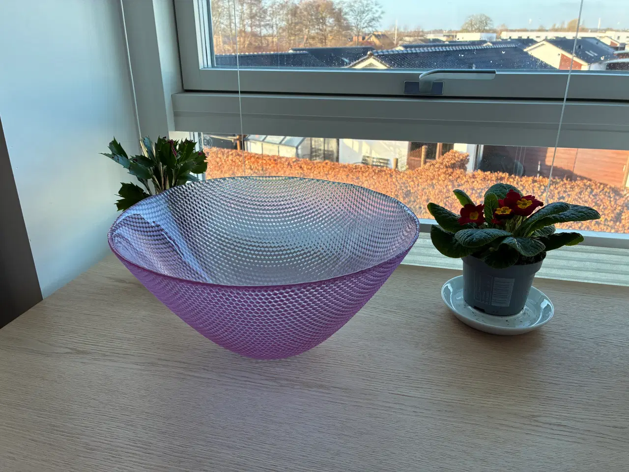 Billede 1 - Trigona glasskål, stor, Holmegaard