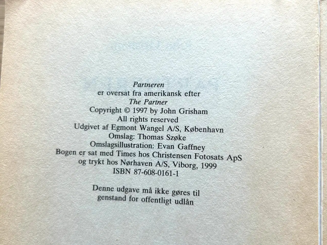 Billede 3 - The Partner af John Grisham