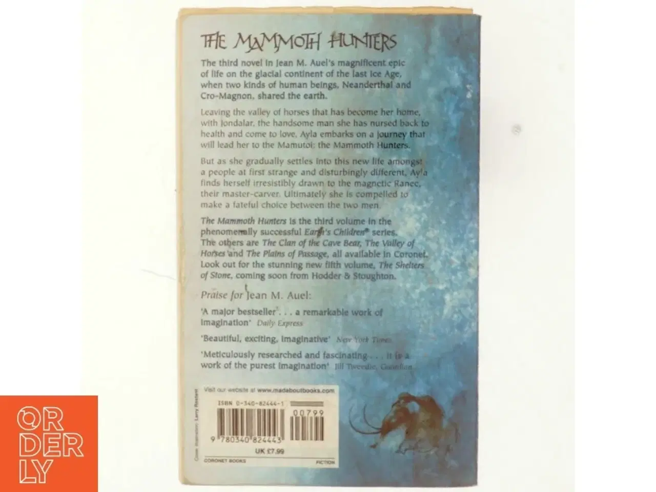 Billede 3 - The mammoth hunters af Jean M. Auel (Bog)