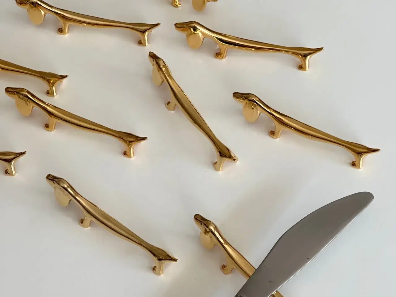 Billede 2 - Knivstole, gravhunde, 10 stk samlet