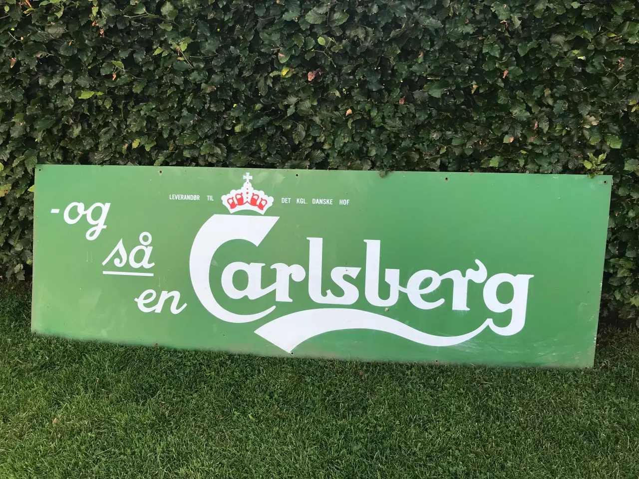 Billede 1 - Flot Carlsberg metalskilt 200 x 65 cm