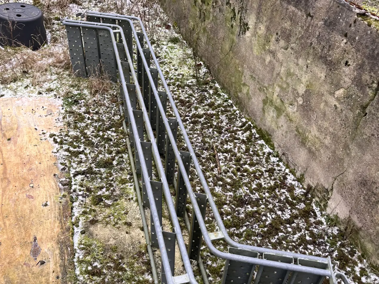 Billede 1 - Trappe til murerstillads