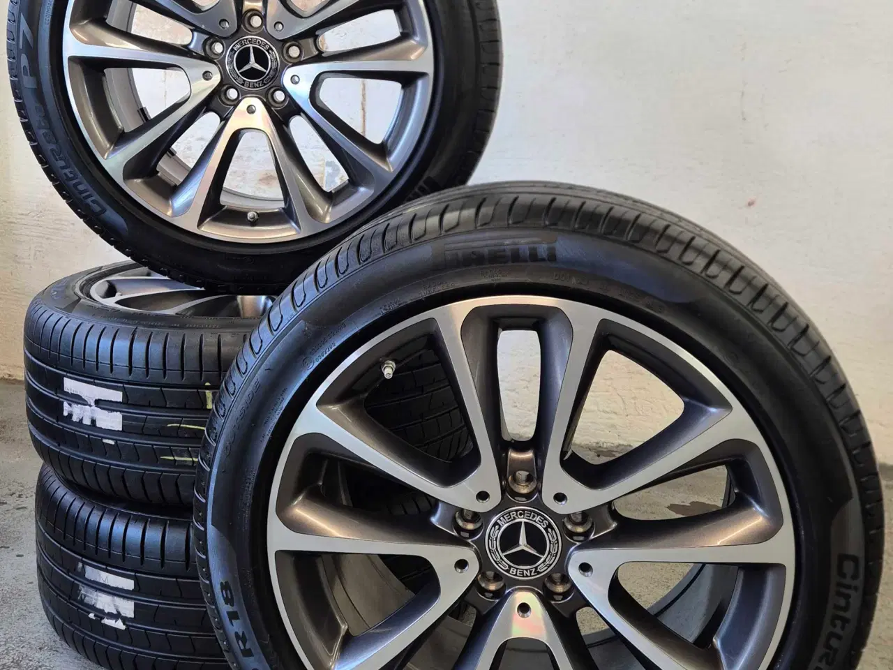 Billede 1 - E-KLASSE MERCEDES ORIGINAL ALUFÆLGE MED SOMMERDÆK