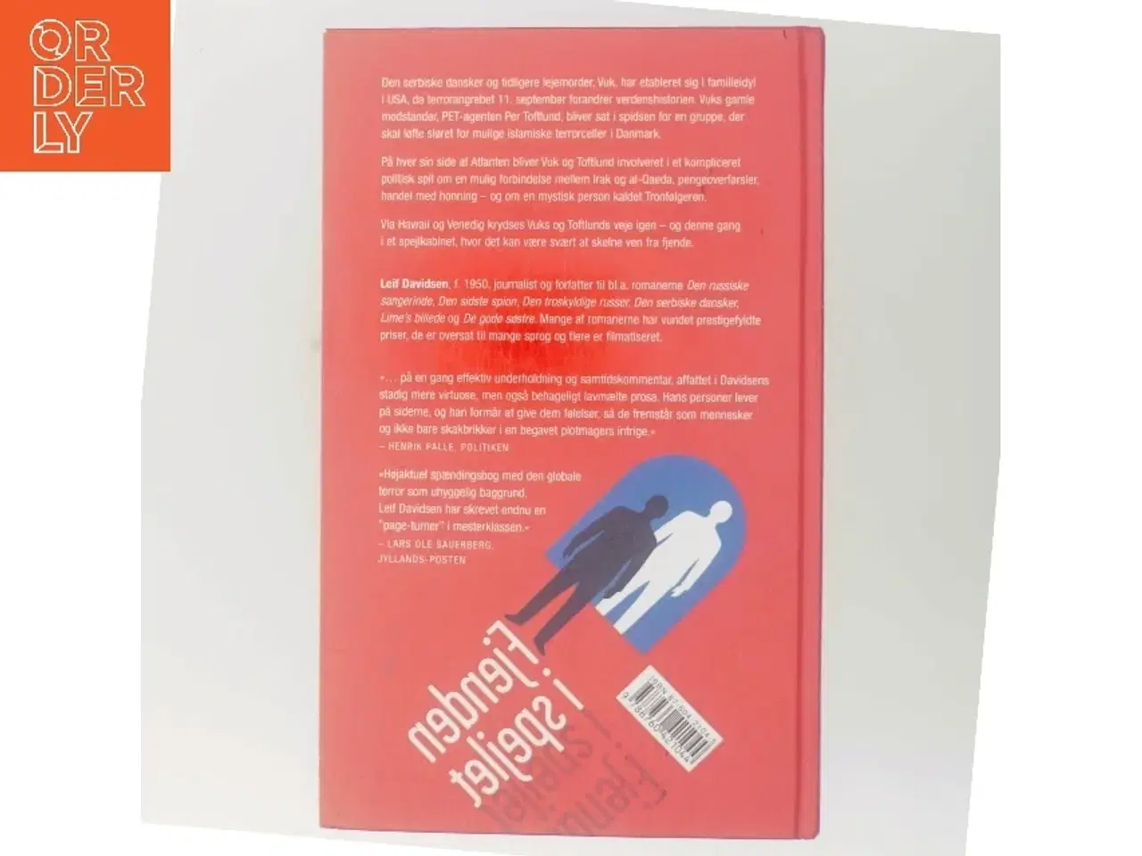 Billede 3 - Fjenden i spejlet : roman af Leif Davidsen (Bog)