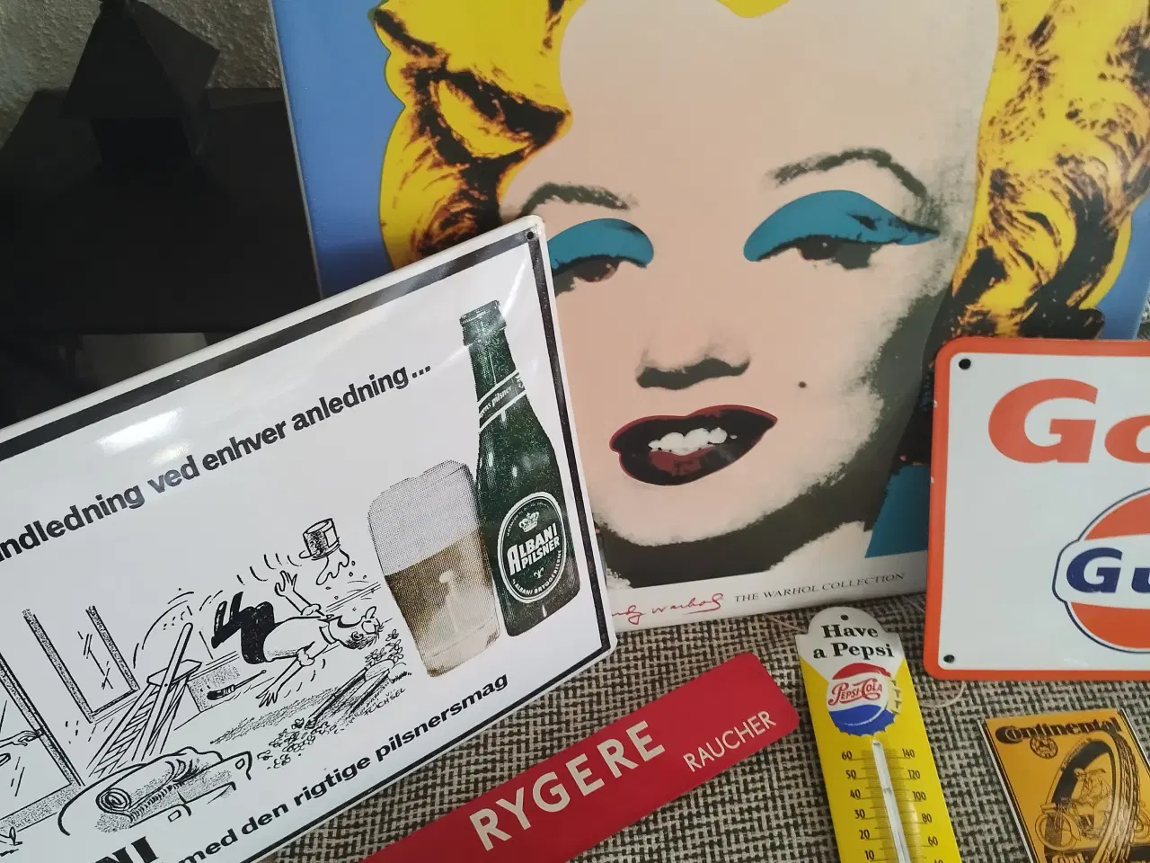 Billede 3 - Emalje skilte mm sælges samlet 