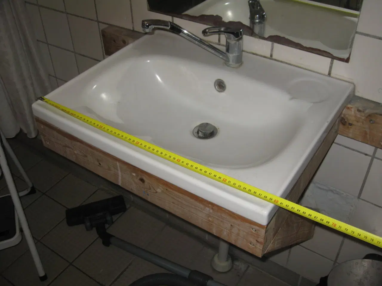 Billede 8 - Håndvask 60x47,5cm til at sætte over et skab