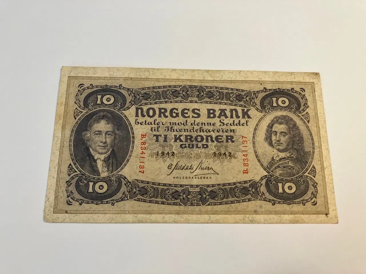 Billede 1 - 10 Kroner 1942 Norge