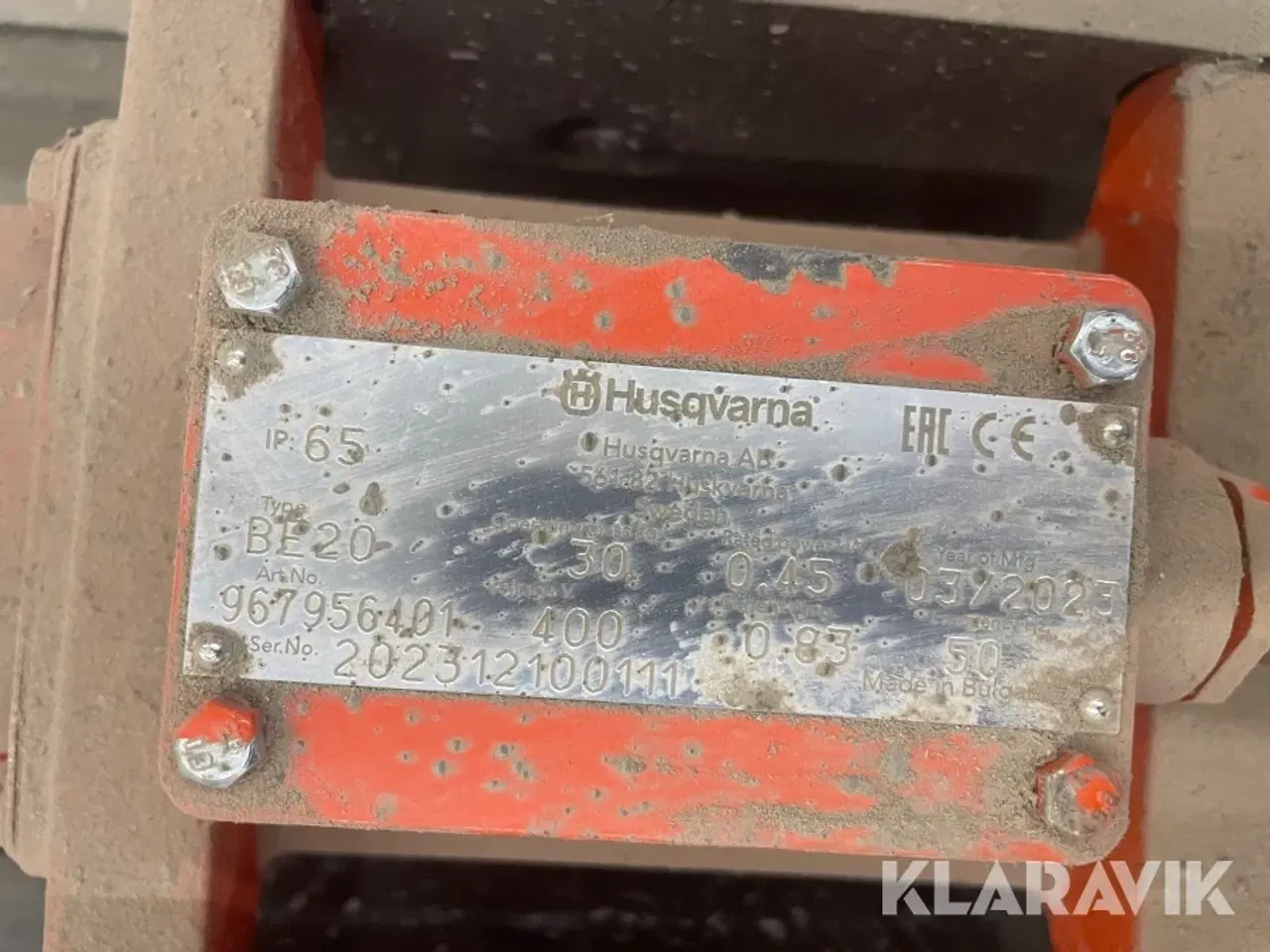 Billede 12 - Afretter Husqvarna Be20