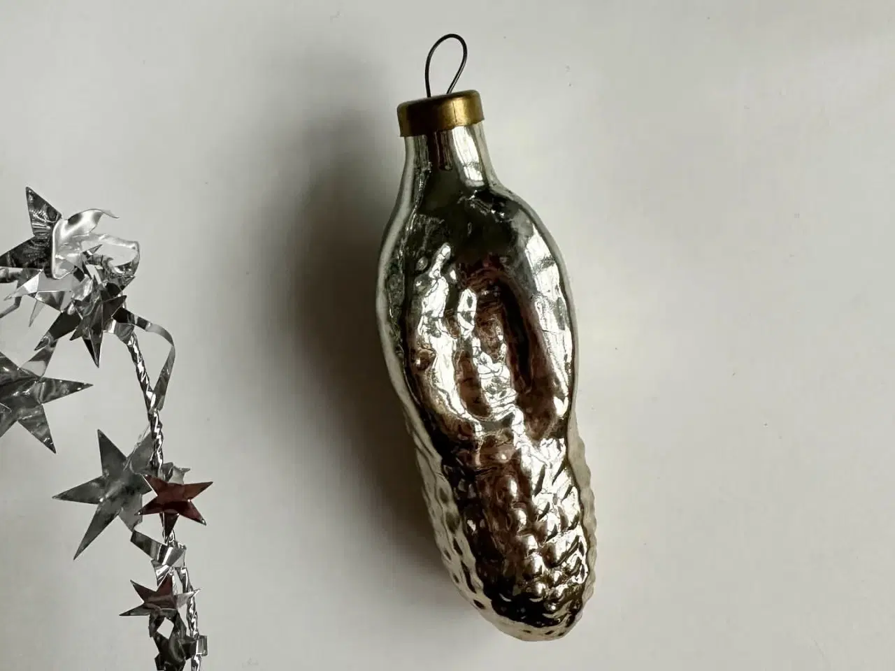 Billede 2 - Vintage julekugle, sølvmajs