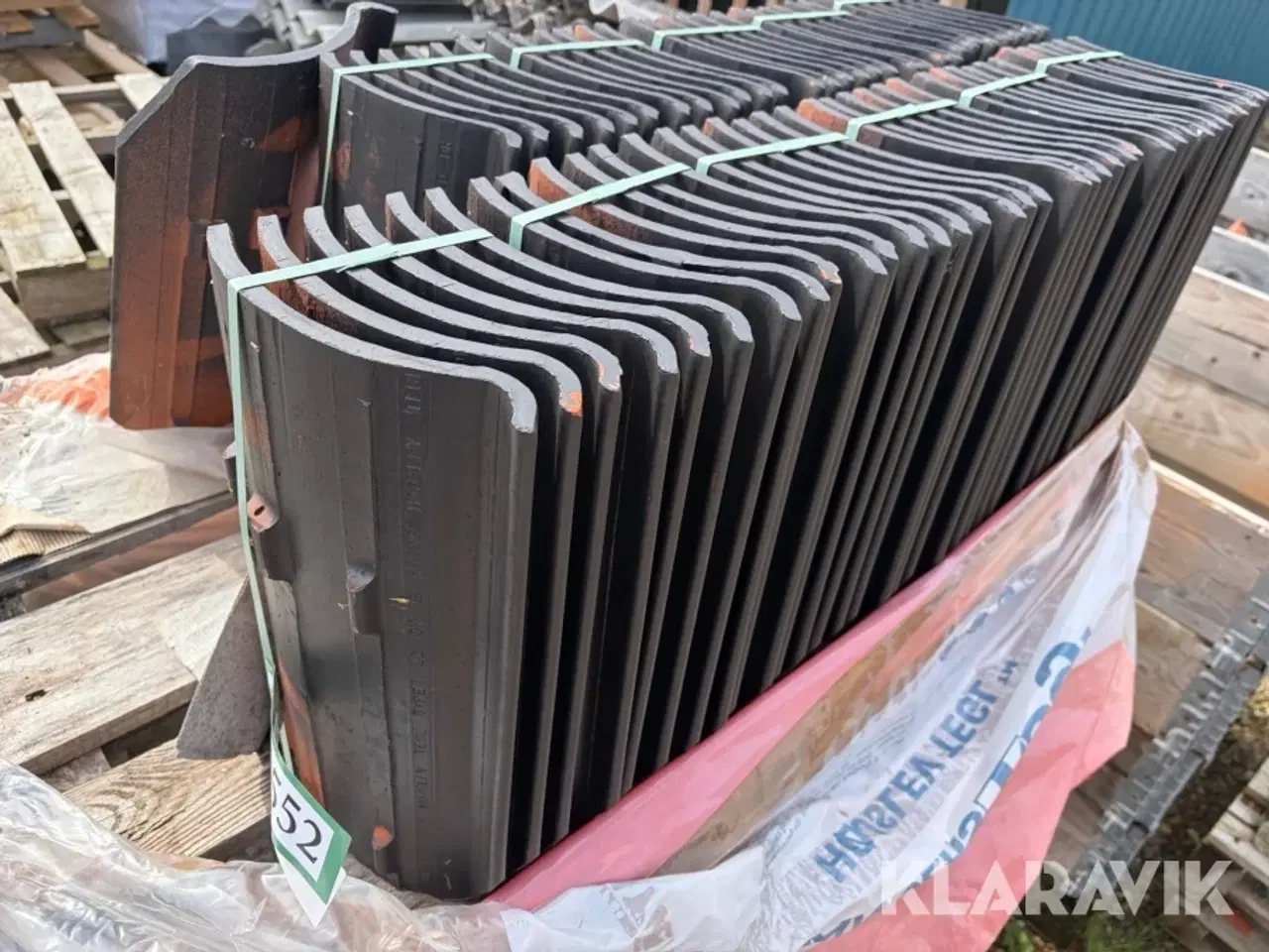 Billede 6 - Tagsten Randers Tegl Højslev LD sort engoberet 300 styk