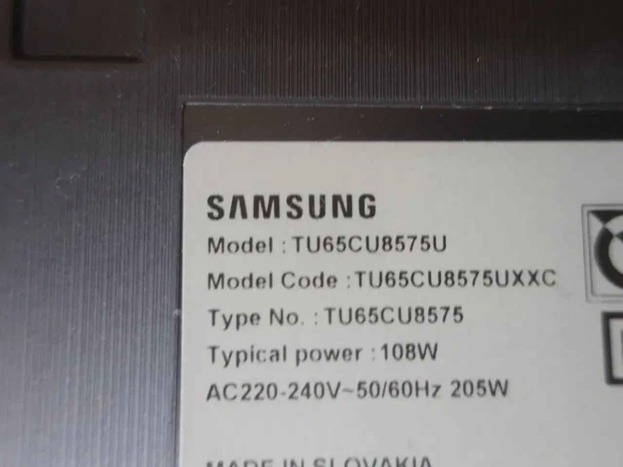 Billede 3 - Fjernsyn SAMSUNG TU65CU8575U