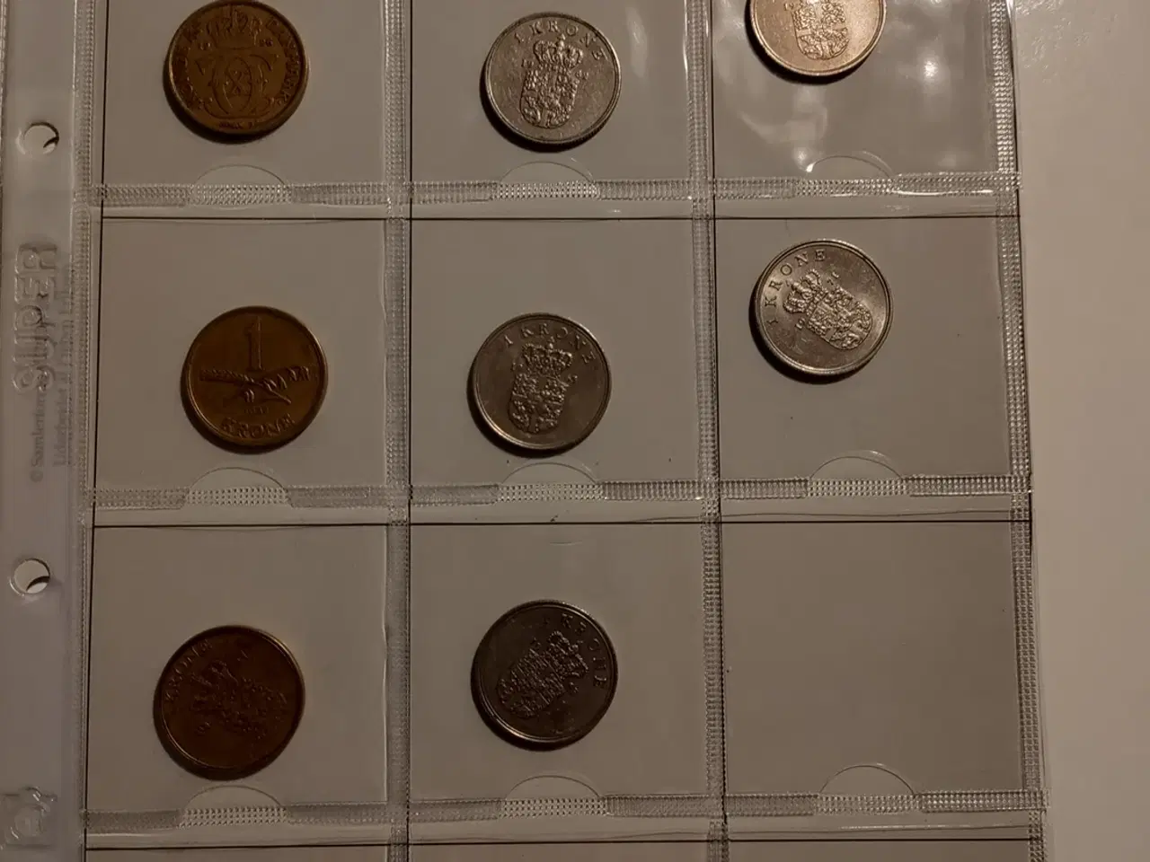 Billede 8 - Danmark 13 stk. forskellige 1 kroner