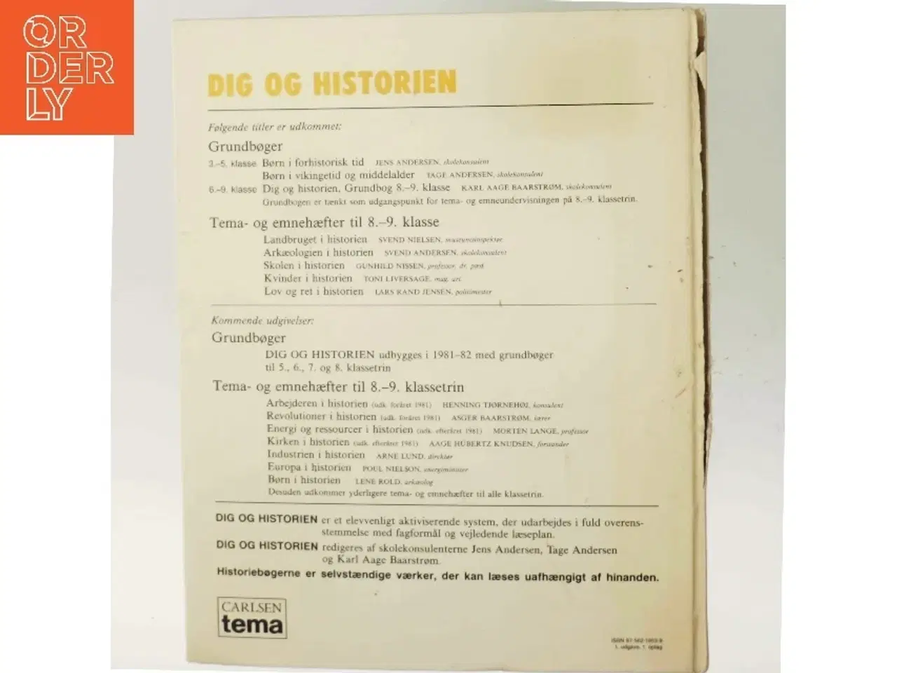 Billede 3 - Børn i vikingetid og middelalder af Tage Andersen (Bog) fra Carlsen