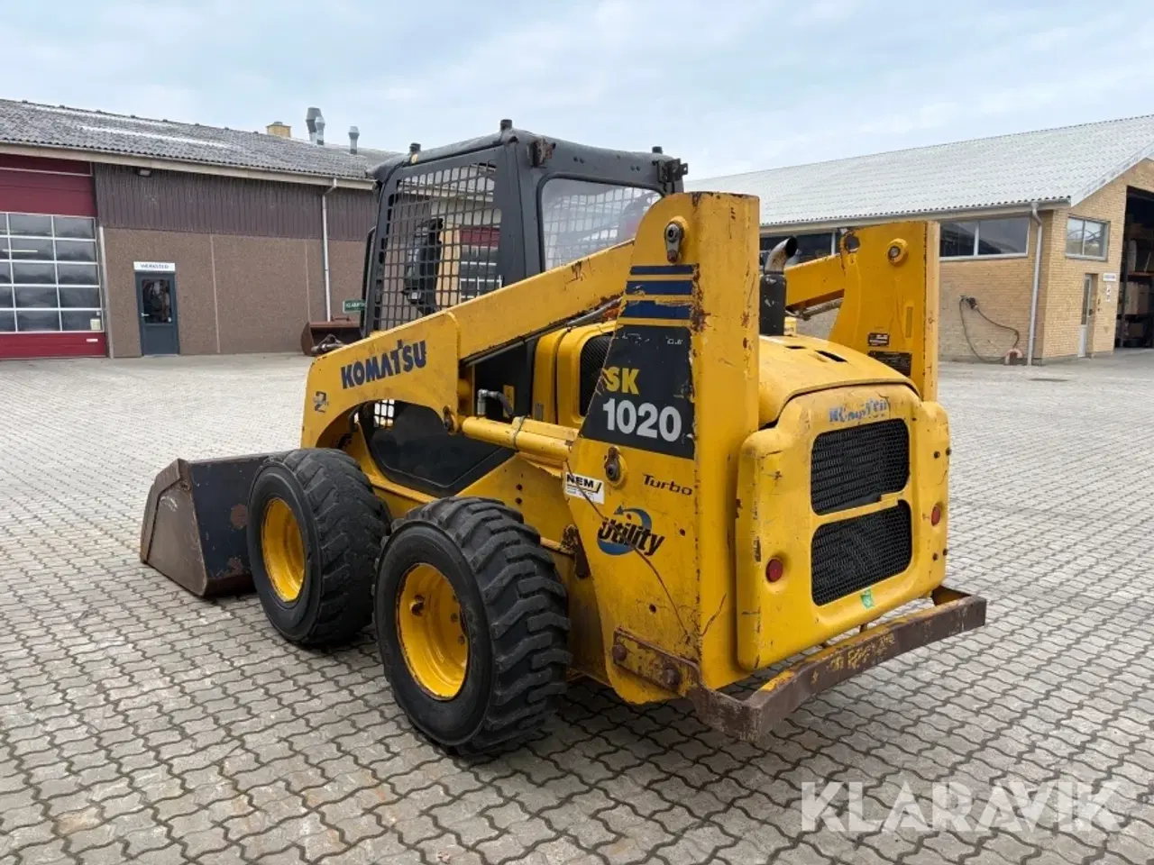Billede 3 - Minilæsser Komatsu SK1020-5 skridstyret læsser