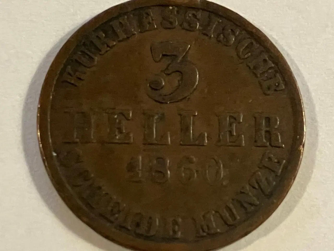Billede 1 - 3 Heller 1860 Germany