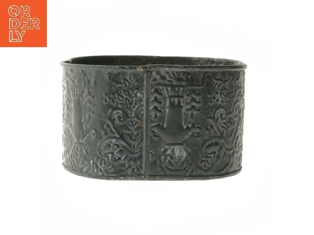 Billede 2 - Dekorativ metalpotte fra Lene Bjerre (str. 12x20x20 cm)