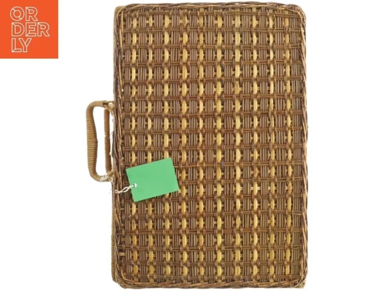 Billede 4 - Flettet picnickurv (str. 44 x 30 cm)