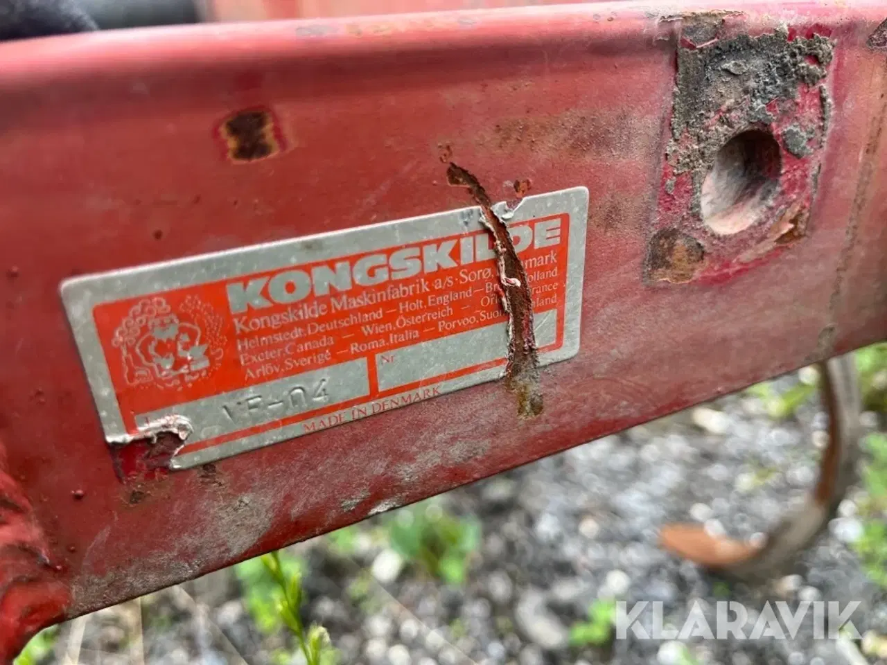 Billede 8 - Stubharve Kongskilde med tandpakkervalse - 4 meter