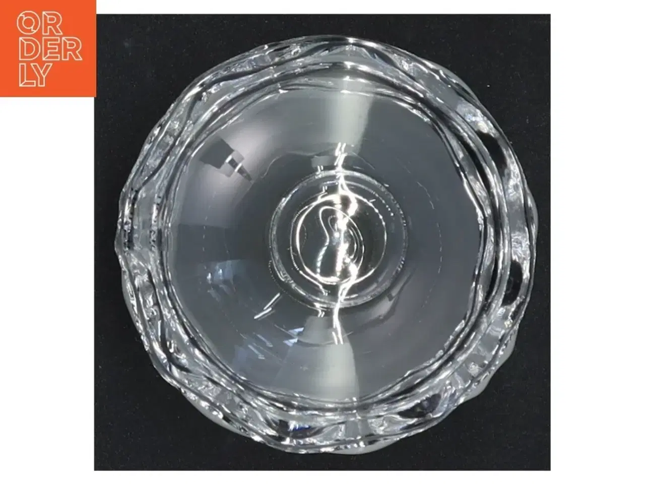 Billede 5 - Glas bonbonniere fra Holmegaard (str. Ø 8 cm)