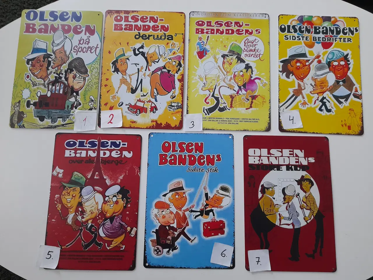 Billede 1 - Olsen banden metal skilte 20 x 30 cm