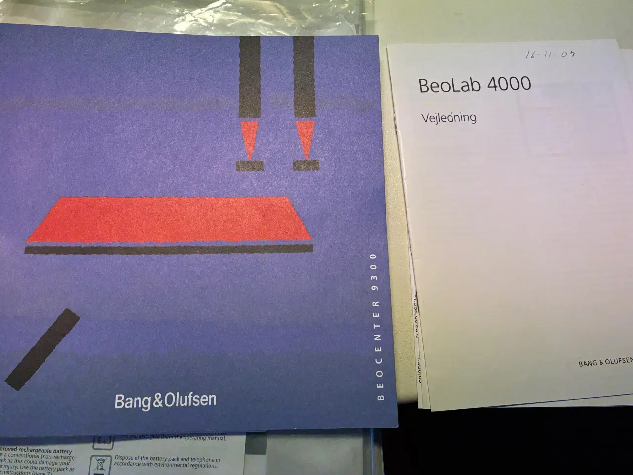 Billede 4 - Beocenter 9300 inkl. 2 x Beolab 4000 højtalere og 