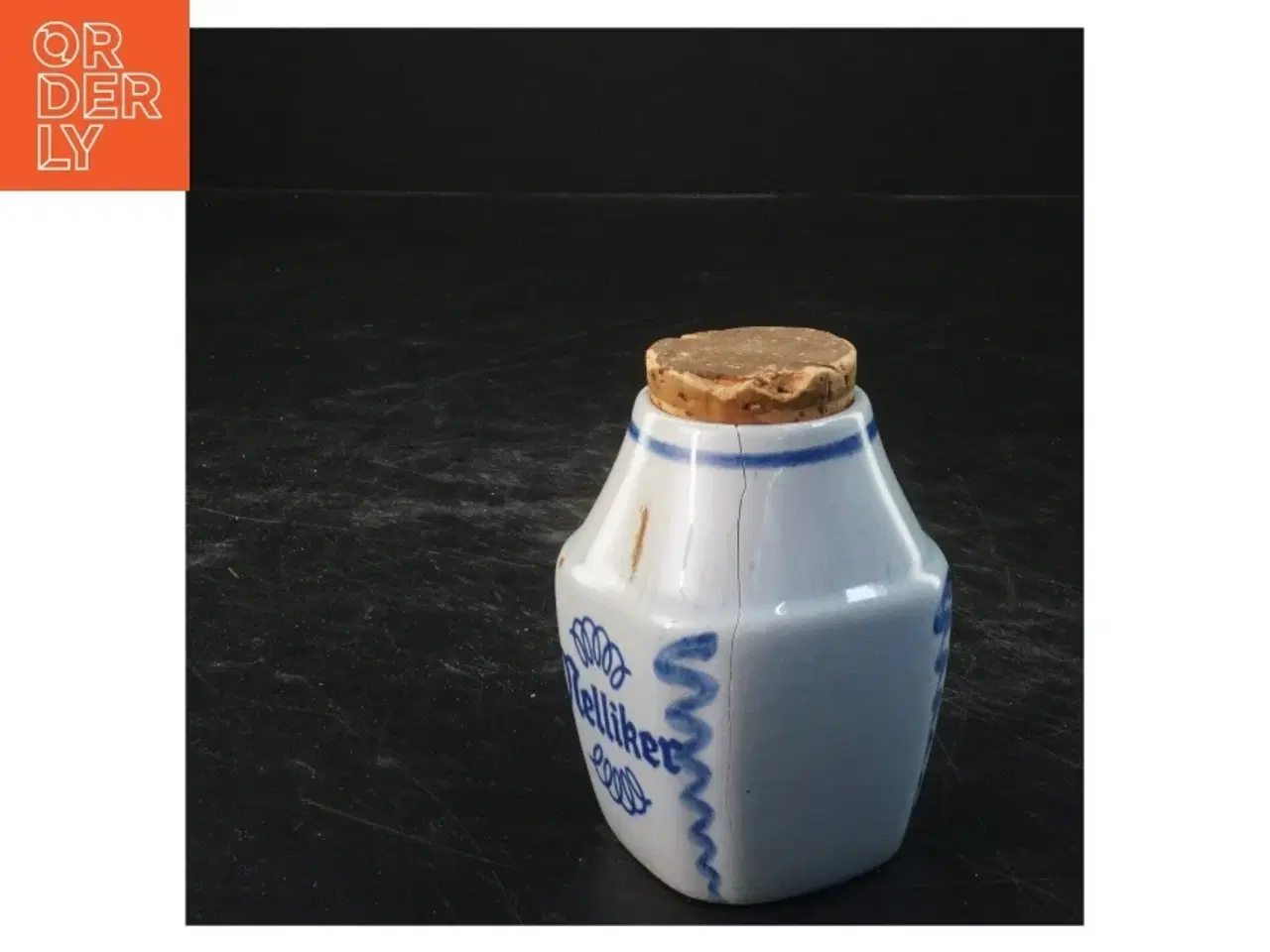 Billede 2 - Søholm Nelliker krydderikrukke med korklåg   (str. 9x6 cm)