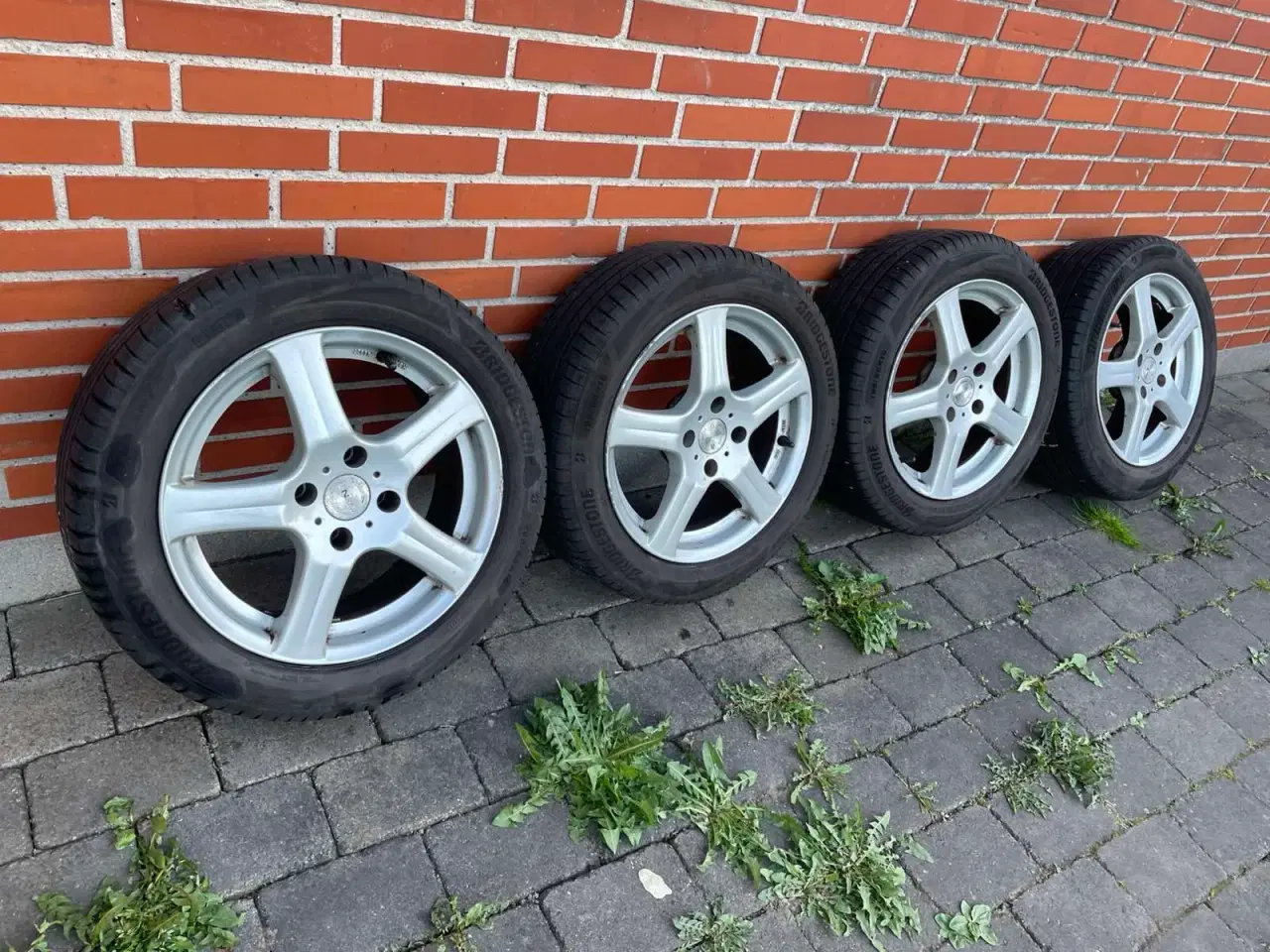 Billede 3 - 16 Peugeot/Citroën Aluhjul med sommerdæk