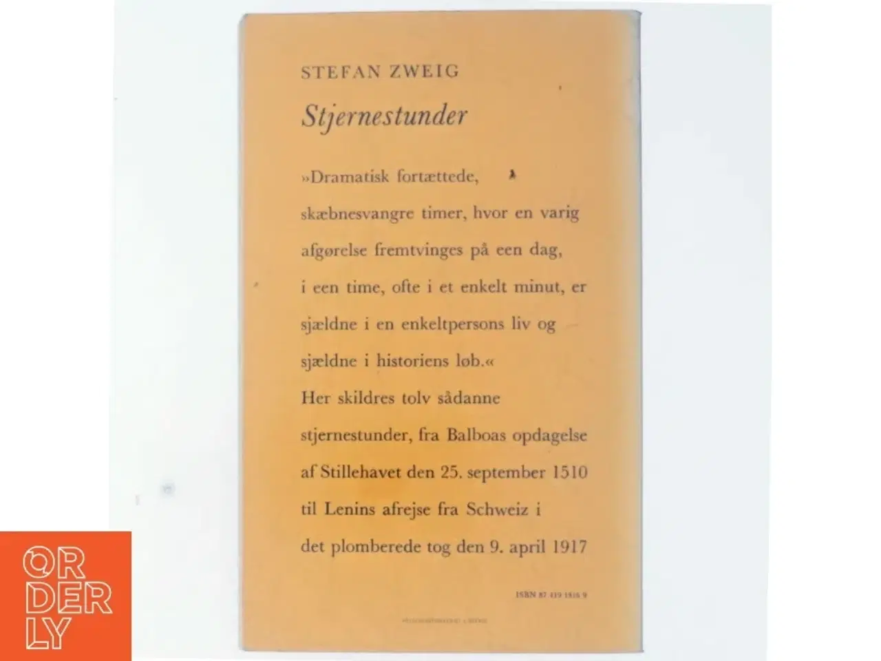 Billede 3 - Stjerne stunder af Stefan Zweig