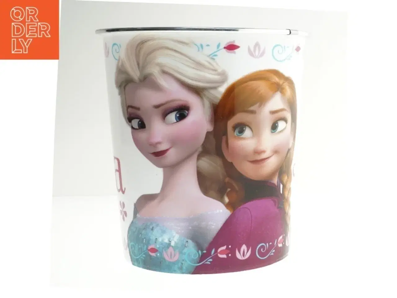 Billede 1 - Disney skraldespand med Frozen motiv fra Disney (str. Ø. 21 cm. længde. 22,5 cm)