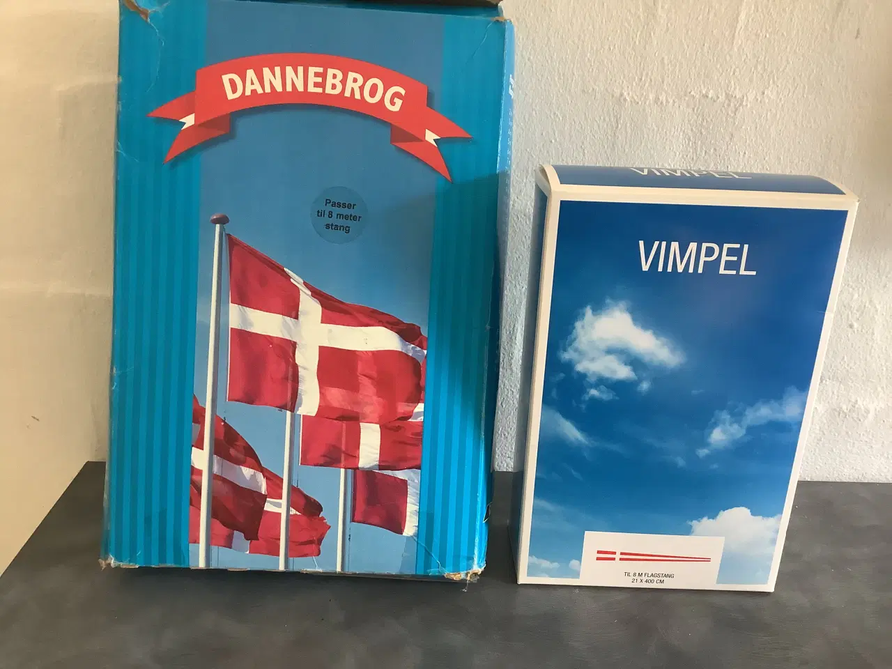 Billede 2 - Dannebrog og vimpel til 8 meter flagstang