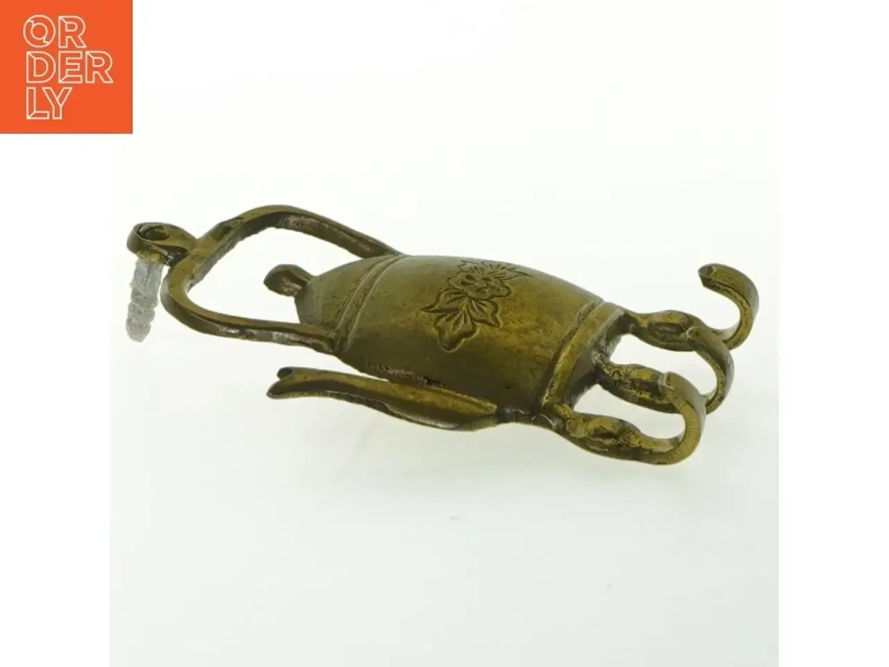 Billede 3 - Messing te-kedel formet knagerække (str. 12x9 cm)