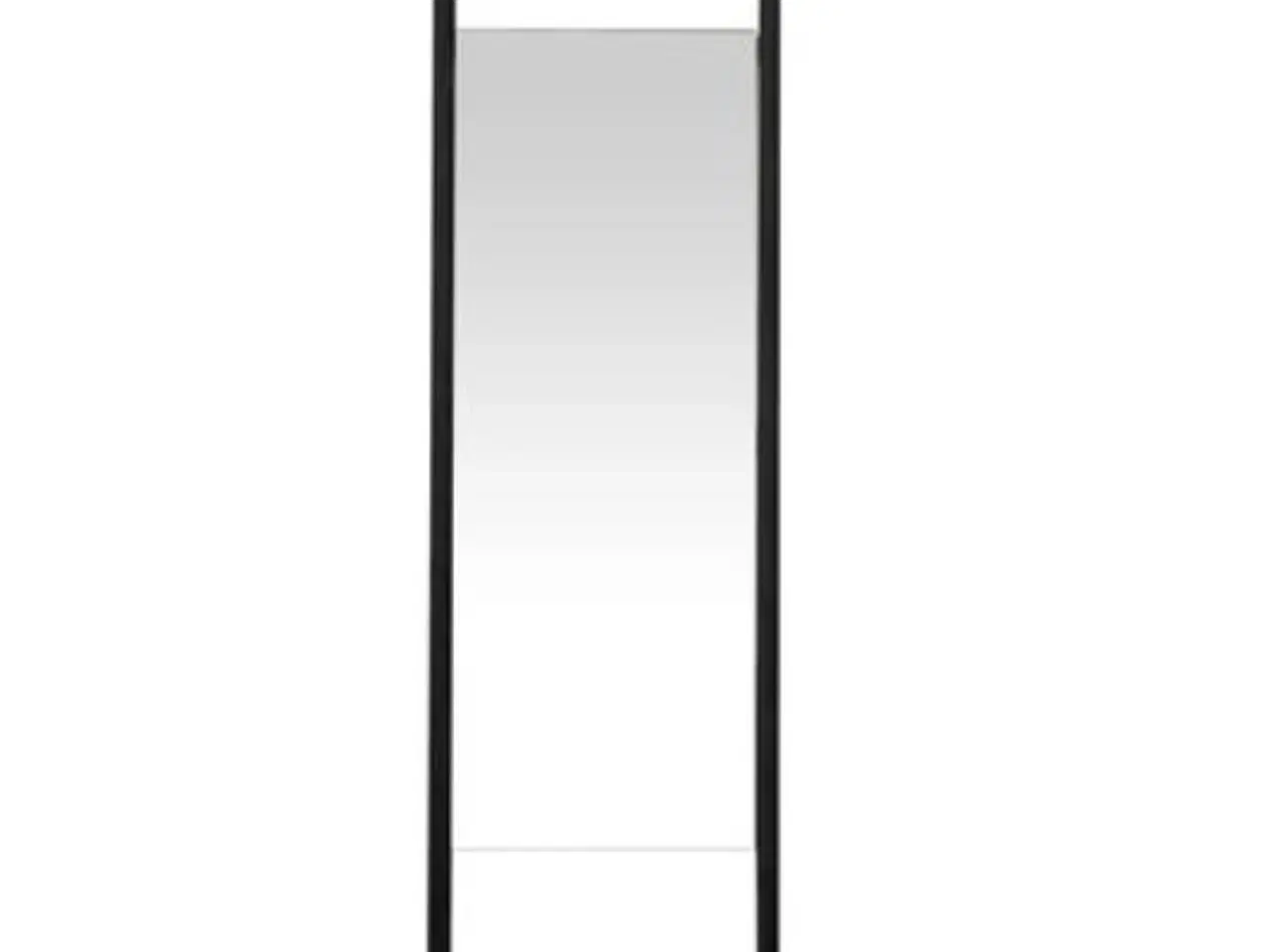 Billede 2 - Lækkert  spejl i sort malet massiv eg 